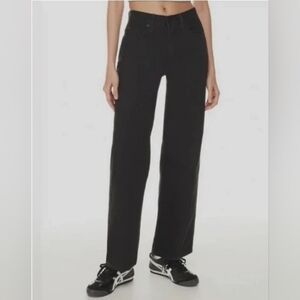 Sunday Best Aritzia Women's Black Stone Jupiter High Rise Jeans - Size 24